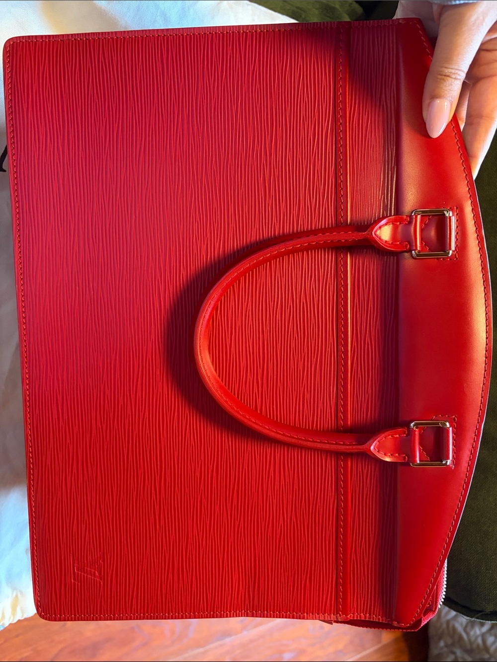 Louis Vuitton Riviera epi leather red handbag - no dust-bag no box!